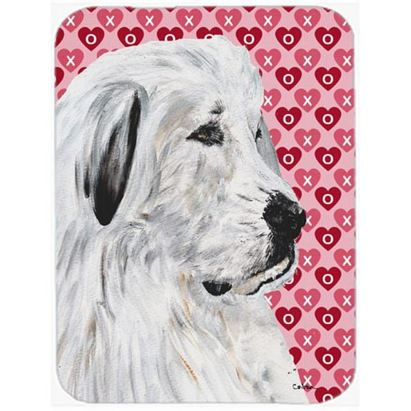 Carolines Treasures Great Pyrenees Hearts And Love Mouse Pad
