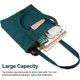 thumbnail image 4 of Corduroy Tote Bag with Zip, Shoulder Bag Women's Hobos Handbags Large Capacity Shopping Bag with Inner Pocket, 4 of 4