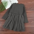 thumbnail image 6 of Toddler Girls' Dresses Kids Baby Fall Winter Tulle Long Sleeve Clothes Princess Dresses for Girls Size 4-5T, 6 of 7