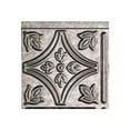 thumbnail image 2 of FASÃ„DE Traditional Style/Pattern 1 Decorative Vinyl Backsplash Panel in Galvanized Steel (6X6 Inch Sample), 2 of 4