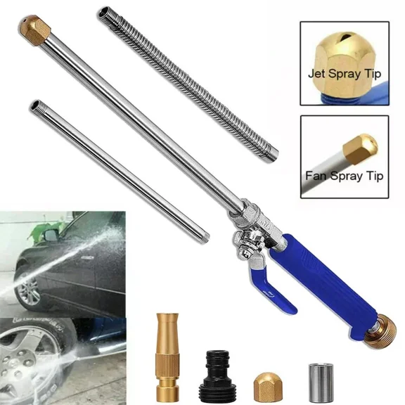 Hydro Jet High Pressure Power Washer Water Spray Gun Nozzle For Garden Car Hose