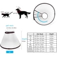 thumbnail image 2 of Adjustable Dog Elizabeth Collar Latest Upgrade Pet Protective Collar with Soft Edge Dog Neck Cone Recovery Cone Collar for Anti-Bite Lick, Surgery or Wound Healing (XXS), 2 of 7