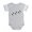 Heather Gray, variant on CafePress - Seahorses_Tr - Cute Infant Baby Football Bodysuit