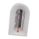 thumbnail image 5 of Lámpara de noche de mesa ABS atenuación continua USB recargable forma de santuario luz nocturna de estilo nórdico decoración del hogar para dormitorio dormitorio blanco, 5 of 10