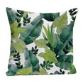 thumbnail image 1 of Daboolka Funda de Almohada de Lino con Plantas de Bosque Tropical, Funda de cojín, decoración para Coche, Boda, Coche (I#), 1 of 7