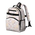 thumbnail image 2 of Unicorn and Cloud Pink Pattern Cute School Backpack Bag for School with Padded Back and Adjustable Shoulder Straps 15.25"x11.5"x5.25", 2 of 5