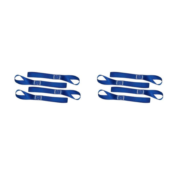 Scienceny 4 Uds cinturón de amarre sólido y de larga duración amarre de trinquete con cordones pesados colgantes de nailon Type1 NO1