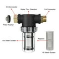 thumbnail image 3 of Garden Hose Filter For Pressure Washer Inlet Water Sediment Filter Attachment 100 Mesh And 40 Mesh Screen 2 Pcs O-Ring And 3 Pcs Filter Hose Washer, 3 of 6