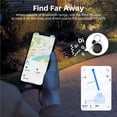 thumbnail image 4 of Graflsoa 4-Pack Bluetooth Key Finder with Keychain, Compatible with iOS Find My App, Global Tracking, Sound Alerts for Keys, Wallet, Luggage, Pets, Long Battery Life, Durable ABS Material, 4 of 6