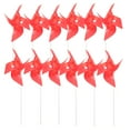 thumbnail image 6 of CHICHUMID Red Plastic Square Windmill 10Pcs for Wedding and Outdoor Decor 11.79X8.25X8.25in, 6 of 7