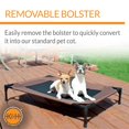 thumbnail image 5 of K&H Pet Products Original Bolster Pet Cot Elevated Dog Bed for Large Dogs Chocolate/Black Mesh Large 42 X 30 X 7 Inches, 5 of 10