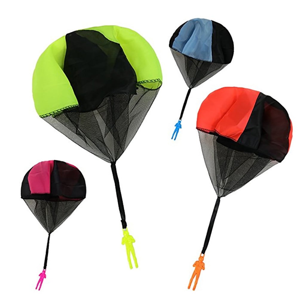 Outdoor Mini kids Educational Funny Toy Playing Hand Throwing Parachute H4L8 