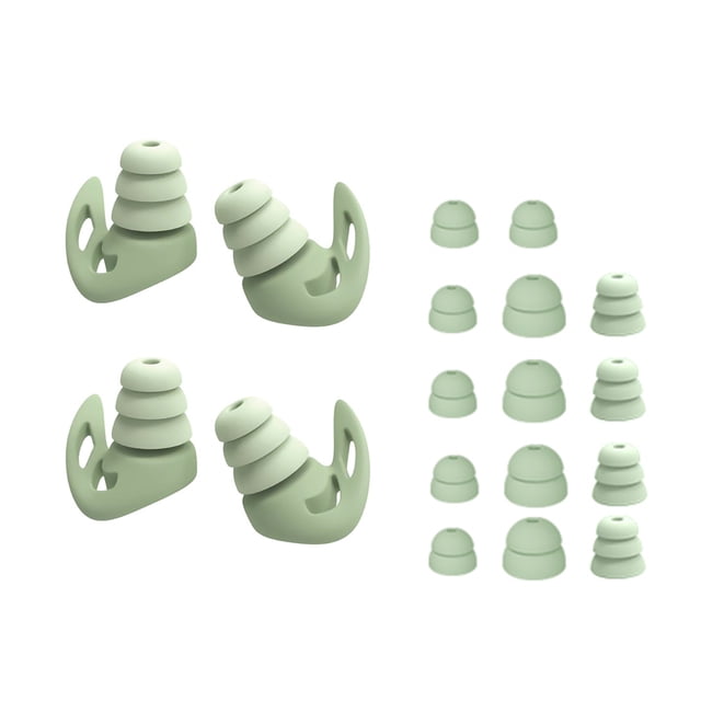 Visland 1 Ensemble de Bouchons d'Oreilles en Silicone Doux Réutilisables Bouchons d'Oreilles Réduction Efficace du Bruit Bouchons d'Oreilles pour Dormir pour la Maison le Bureau