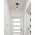 thumbnail image 2 of Mila 12 inch flush mount in black, 2 of 7