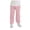 Pink, variant on UngA Boys Girls Cotton Linen Harem Long Pants Toddler Summer Basic Harem Trousers Casual Elastic Waist Bloomers (Wine,12-18 Months)