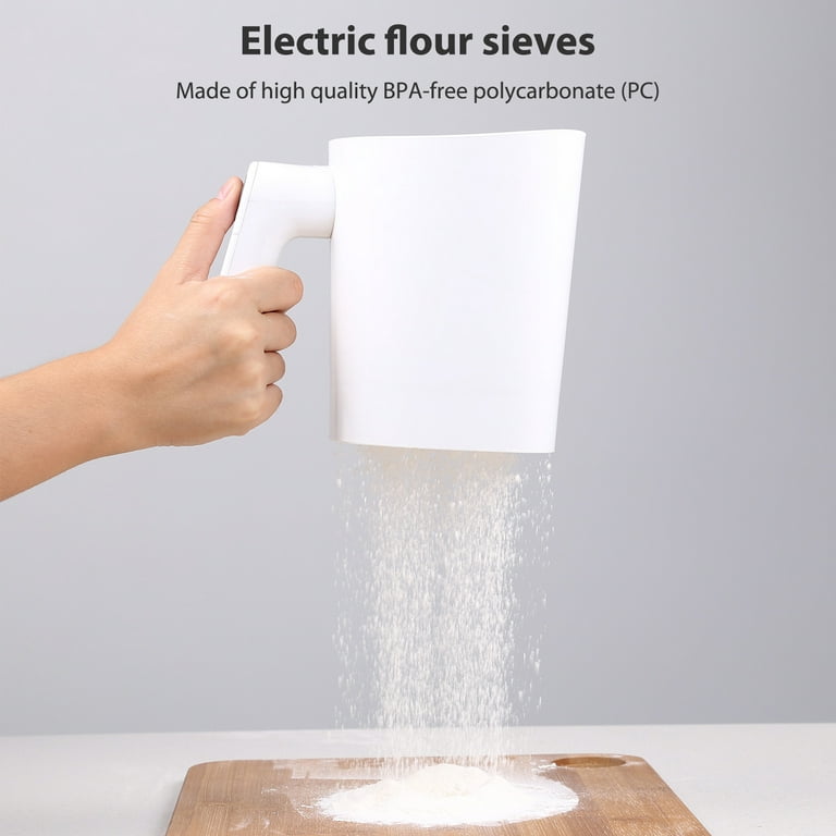 Flour Sifter - Battery Operated Electric Flour Sifter for Baking Powdered  Sugar