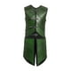 thumbnail image 1 of Chaleco, armadura, top y vestido de disfraz medieval renacentista vikingo gótico para fiestas de disfraces Verde, 1 of 8