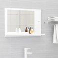 thumbnail image 1 of vidaXL Bathroom Mirror White 60x10.5x37 cm Engineered Wood, 1 of 4