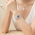 thumbnail image 4 of GOLDEN HOUR Waterproof Sport Women's Digital Chronograph Silicone Strap Watch, 4 of 10