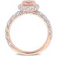 thumbnail image 4 of Everly Women's Morganite 14k Rose Gold Ring, 4 of 8