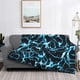 thumbnail image 2 of Fotbe Lightning Manta de Franela con Estampado, Manta Ultrasuave para Cama, Sofá, Auto, Hipoalergénica y Antibolitas-80"x60", 2 of 6