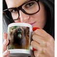 thumbnail image 2 of 3dRose, Bornean Orangutan primate, Borneo, Malaysia - AS23 CMI0182 - Cindy Miller Hopkins, 15oz Two-Tone Red Mug, 2 of 7