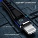 thumbnail image 4 of Cshidworld Paquete de 3 [Apple MFi Certificado] Cargador Lightning Cables (3/6/6 Pies), Cable de Carga Rápida de Nylon Compatible con iPhone 13/13 pro/12/11/11 Pro/X/XS Max/XR/iPad Air 2/Mini Airpods, 4 of 7