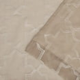 thumbnail image 5 of Superior Quatrefoil Embroidered Sheet Rod Pocket Curtain Panel, Set of 2, 26" W x 63" L, Beige, 5 of 5