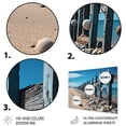 thumbnail image 3 of Designart "Coastal Simplicity Beach Fence I" Nautical & Beach Metal Wall Art Prints, 3 of 5
