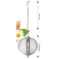 thumbnail image 2 of Sunwealth 201 Stainless Steel Tea Strainer 4.5cm, 2 of 5