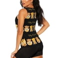 thumbnail image 3 of Daiia Pumpkin Pie Gnome Printed Womens Workout Tops for Women Quick-dry Tank Tops Mesh Yoga Shirts Athletic Running Tank Tops Sleeveless Gym Clothes-, 3 of 7