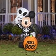 thumbnail image 2 of Decoración inflable de Halloween con forma de esqueleto de Gemmy Mickey Mouse, 2 of 5
