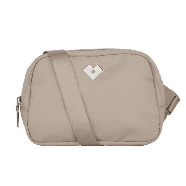 Cangurera Deportiva y de Viaje LuckyLy Modelo Mina Beige UNITALLA