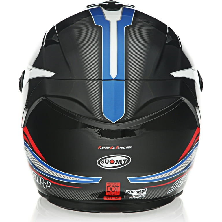 Suomy SR-Sport Attraction Motorcycle Helmet Blue/Red XL