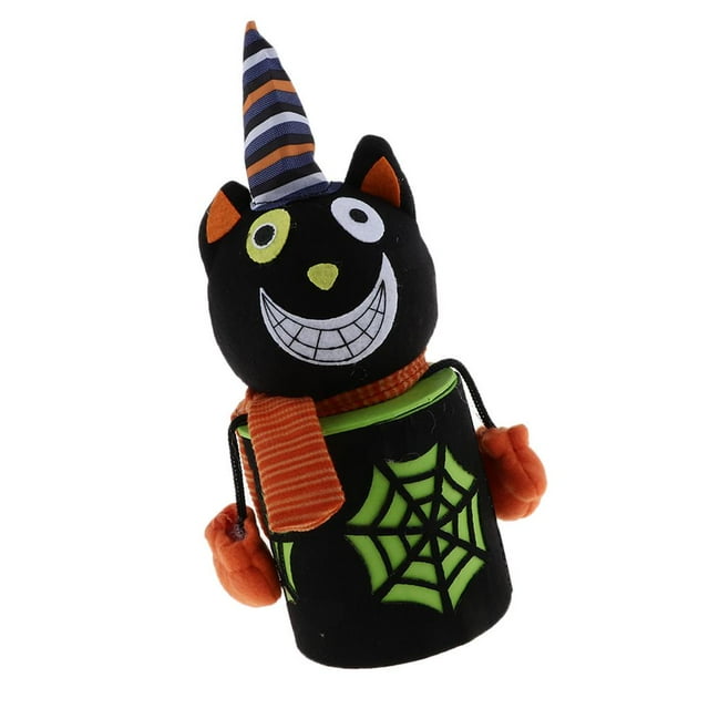 Caja de Cartón Del Sostenedor de La Decoración de Halloween Colcomx Caja de Almacenaje Pequeña negro