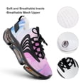 thumbnail image 4 of 2024 Colorful Marble Pattern Women Or Men Lace Up Flat Sneakers Female Mesh Walking Footwear, 4 of 8