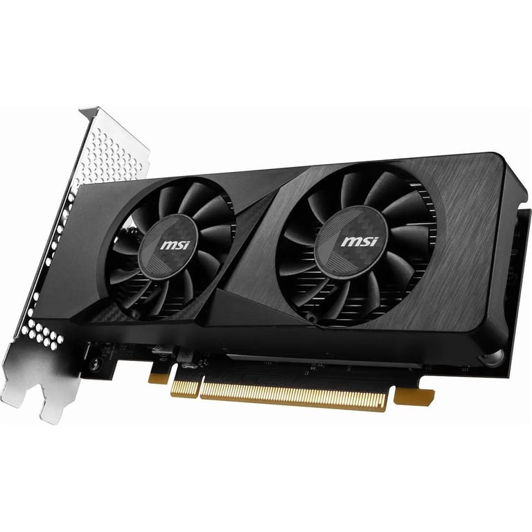 MSI GeForce RTX 3050 LP 6G OC Graphics Card, 6GB GDDR6, DLSS 4