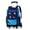 Dark Blue, variant on Clearance Office&Craft&Stationery under $20,Rolling Backpack Trolley Wheeled Backpacks School Bag Travel Outdoor A Stylish And Practical Dark Blue Liftable Six Wheel Schoolbag