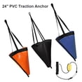 thumbnail image 4 of Soidarity 24 pulgadas Kayak Sock PVC Drogue Recuperación Freno de remolque Botes inflables portátiles Deportes acuáticos Canotaje Reemplazable Deportes acuáticos Naranja met bal Soidarity OD021165-06, 4 of 6