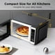 thumbnail image 3 of Horno de microondas digital BLACK+DECKER EM720CB7 con puerta giratoria 700 W acero inoxidable 0.7 pies cúbicos, 3 of 5