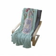thumbnail image 4 of 4th Anniversary Soft Flannel Fleece Blanket, Romantic Design of Birds Flowers and 4 Years Together Lettering, Cozy Plush for Indoor and Outdoor Use, 50" x 60", Pale Blue Multicolor, by Ambesonne, 4 of 6