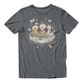 thumbnail image 2 of Strawberry Shortcake & Lemon Meringue Vintage Garden Besties Men's T Shirt (Heather Dark Grey, S-XXXL), 2 of 4