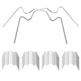 thumbnail image 1 of MOVTOTOP Stainless Steel Greenhouse Glass Clips for Holding 100Pcs Silver Color Lightweight Durable, 1 of 7