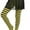 Black/Yellow, variant on ToBeInStyle Girl's Striped Opaque Tights - White/Red - 1-3 Years