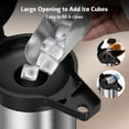 thumbnail image 2 of 64oz Insulated Stainless Steel Airpot Coffee Carafe with Pump, 1.9L Thermal Beverage Dispenser, Keeps Hot 24 Hours Cold 36 Hours for Parties and Family Gatherings, 2 of 5