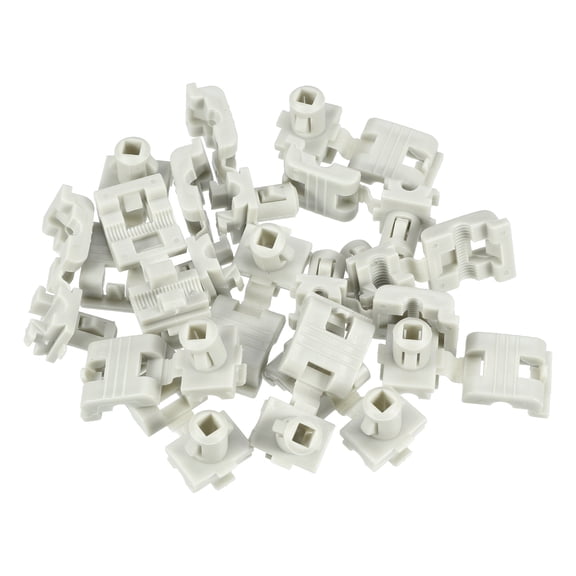 Unique Bargains 15 Pcs Tailgate Door Lock Rod Latch Clips Retainer for Chevrolet Impala 2000-2005 No.16629990 Gray