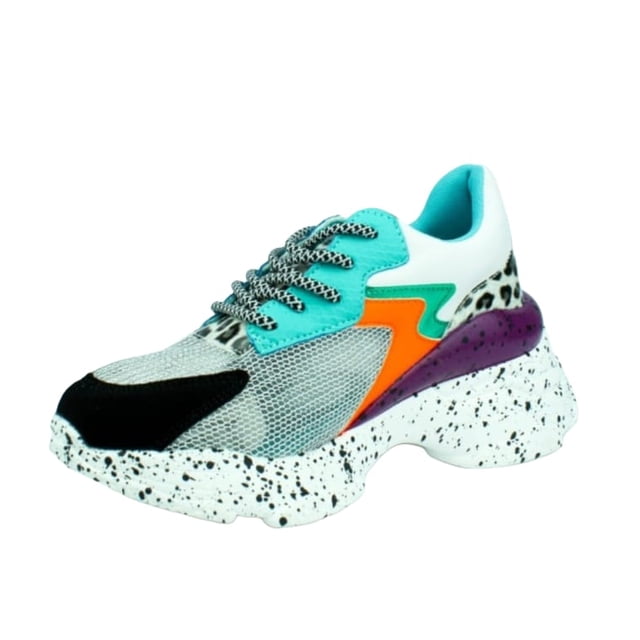 Tenis Sneakers Casual para Dama Hanna MX Liliana Multicolor
