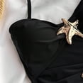 thumbnail image 5 of Hessimy Girl Swimsuit One Piece Bathing Suit Summer Beach Swimwear with Adjustable Straps(Black,9-10 Years), 5 of 8