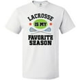 thumbnail image 3 of Inktastic Lacrosse is My Favorite Season T-Shirt, 3 of 5