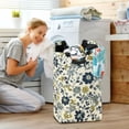 thumbnail image 5 of Yayeee Freestanding Laundry Hamper with Handle Collapsible Large Storage Basket for Clothes, Light Floral, 5 of 7
